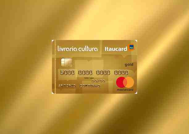Cartão Livraria Cultura Itaucard Gold Mastercard