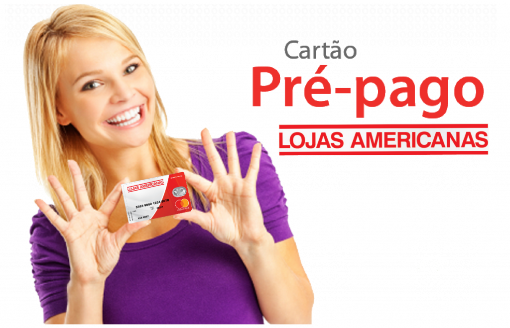 Cartão pré-pago das Americanas